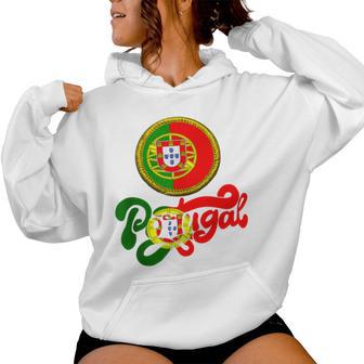 Portugal Bandera Hombres Es Niños Portugal In Mangas Sudadera con capucha para mujer - Regaloses