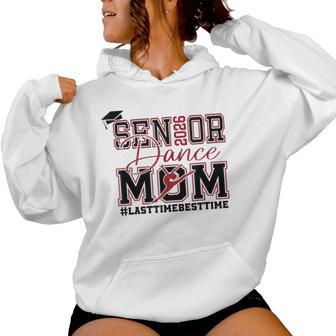 Retro Dance Senior Mom 2026 Dancing Senior Mom Class Of 2026 Women Hoodie - Monsterry
