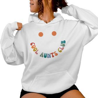 Retro Groovy Cool Aunts Club Auntie Cool Aunt Sudadera con capucha para mujer - Regaloses