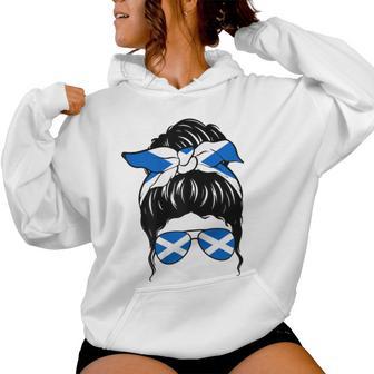 Scottish Girl Scotland Scottish Flag Proud Scottish Woman Women Hoodie - Thegiftio UK