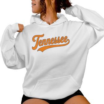 Tennessee Vintage Orange Tennessee Retro Orange Women Hoodie - Thegiftio UK