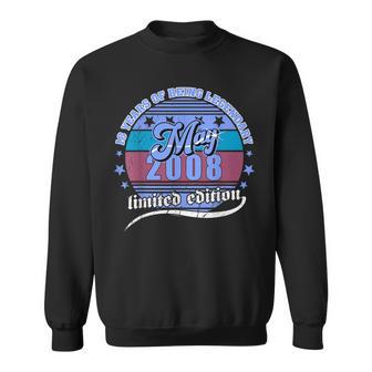 18 Geburtstag Mai 2008 Jahrgang 18 Jahre Legendary Sweatshirt - Seseable