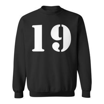 19 Chiffres Numérotés Sweater e - Cadeauxyz