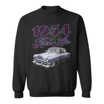 1954 Belair Low Rider Kustom リードそり ホットロッド マッスルカー スウェットシャツ - Kawaiitshirt