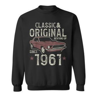 1961年生まれ クラシックカー 65歳の誕生日 スウェットシャツ - Kawaiitshirt