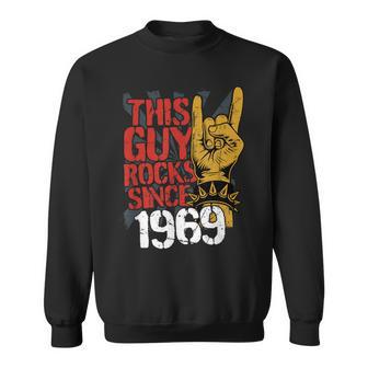 1969Intage Anniversaire Rock Musique Hommes Cadeau Sweater e - Cadeauxyz