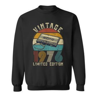 1976 Jahrgang Geburtstag Retrointage Herren Damen Geschenk Sweatshirt - Seseable