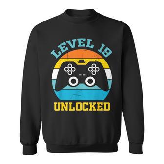 19歳 19歳の誕生日ギフト レベル19 アンロック ゲーマー スウェットシャツ - Kawaiitshirt