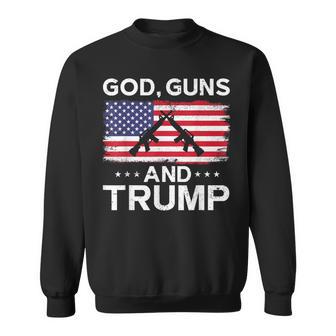 2024 Président Donald Trump God Guns And Trump Sweater e - Cadeauxyz