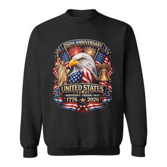 250 Anniversary Usa Patriotic Flag 250Th 4Th Of July Sweatshirt - Monsterry
