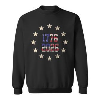 250 Years American Flag Front And Back Sweatshirt - Thegiftio UK