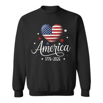 250 Years Birthday 4Th Of July America Usa 250Th Anniversary Sweatshirt - Thegiftio UK