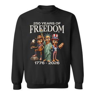 250 Years Of Freedom Brainrot Tung Sahur Usa Costume Sweatshirt - Thegiftio UK