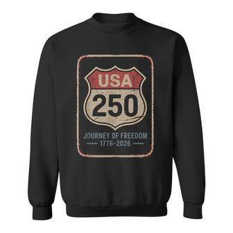 250 Years Of Freedom American 1776–2026 Patriotic Sweatshirt - Thegiftio UK
