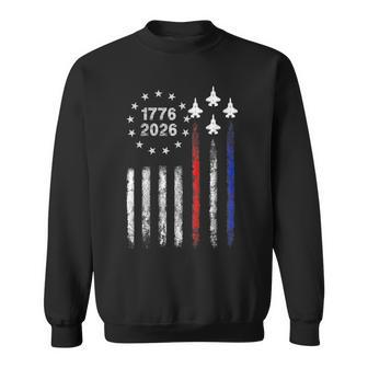 250Th Anniversary 1776 2026 Patriotic Eagle Usa Independence Sweatshirt - Thegiftio UK