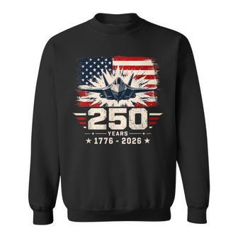 250Th Anniversary Usa Patriotic 250 Years American 4Th July スウェットシャツ - Kawaiitshirt