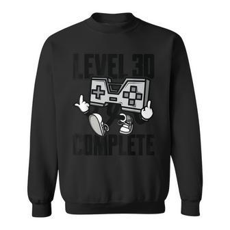 30歳の誕生日に贈るレベル30コンプリート衣装 30年目のゲーマー スウェットシャツ - Kawaiitshirt