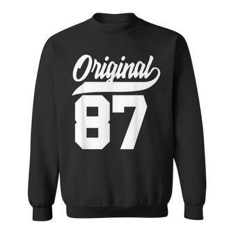 39Geburtstag Geschenk Mann Frau Original Jahrgang 1987 Sweatshirt - Seseable