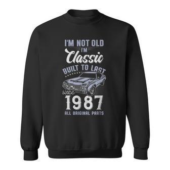 39歳の誕生日 1987年クラシックカー スウェットシャツ - Kawaiitshirt
