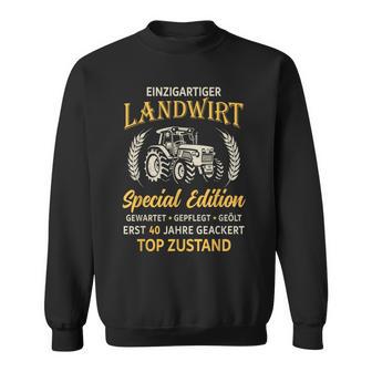 40 Geburtstag Landwirt Traktor Bauer Sweatshirt - Seseable
