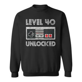 40歳の誕生日ギフト レベル40 スウェットシャツ - Kawaiitshirt