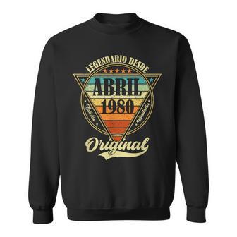 46 Cumpleaños Legendario Desde Abril 1980Intage 46 Años Camisa de entrenamiento - Regaloses