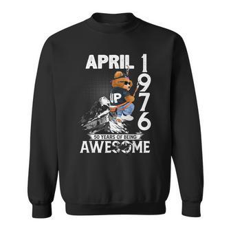 50Th Birthday Legends April 1976Intage 50 Years Old スウェットシャツ - Kawaiitshirt