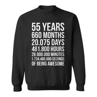 55歳向けの素晴らしい55歳の誕生日プレゼント。 スウェットシャツ - Kawaiitshirt