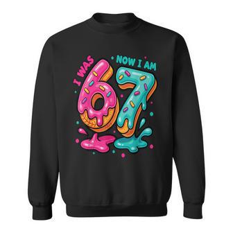 I Was 6 Now I'm 7 7Th Birthday 6 7 Birthday Boys Sweatshirt - Thegiftio UK
