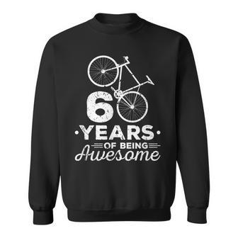 60 Years Of Being Awesome ロードバイク・サイクリングバイシクル スウェットシャツ - Kawaiitshirt