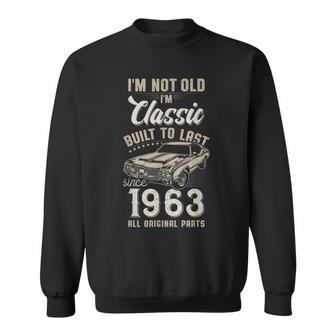 63歳の誕生日 1963年生まれのクラシックカー スウェットシャツ - Kawaiitshirt