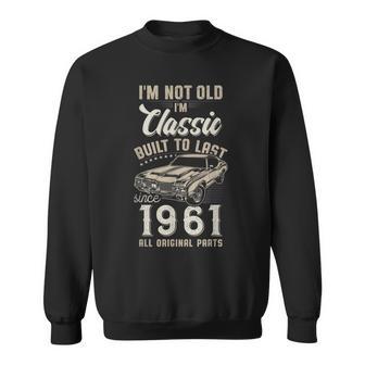 65歳の誕生日 1961年生まれのクラシックカー スウェットシャツ - Kawaiitshirt