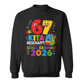 67 Kita Geschafft 2026 Kita Abgänger Kinder Sweatshirt - Seseable