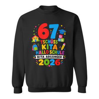 67 Tschüss Kita Hallochule 2026 Kinder Sweatshirt - Seseable