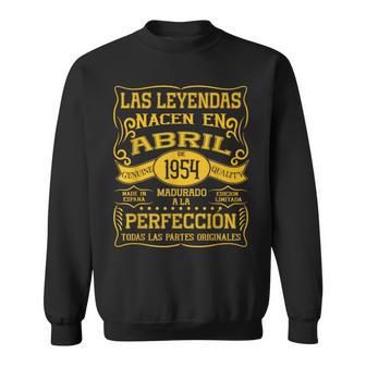 72 Años Cumpleaños Las Leyendas Nacen En Abril De 1954 Camisa de entrenamiento - Regaloses