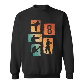8 Geburtstag Karate 8 Jahre Junge Karate Kämpfer Sweatshirt - Seseable