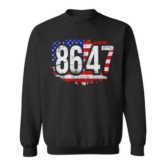 86 47 Anti Trump President Human Rights 8647 Sweatshirt - Thegiftio UK