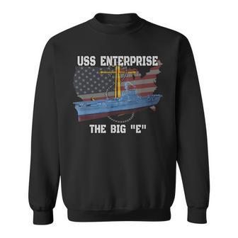Aircraft Carrier Uss Enterprise Cv-6 Veterans Day Sailor Dad Sweatshirt - Thegiftio UK