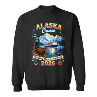 Alaska Cruise 2026 Grizzly Bear Nature Lover Souvenir Sweatshirt | Mazezy