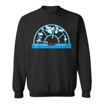 Basic Aliens Motion Tracker Display Retro Space Radar Sweatshirt - Thegiftio UK