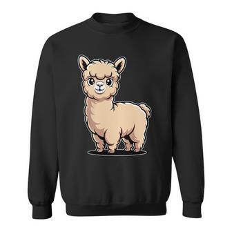 Alpaka- Für Damen Herren Kinder Erwachsene Alpaka Sweatshirt - Seseable