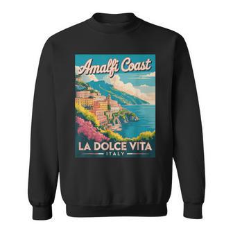 Amalfi Coast La Dolce Vita Italy Scenic Beauty Sweatshirt - Thegiftio UK