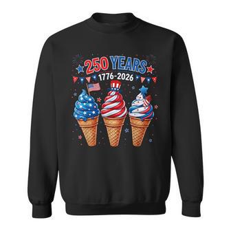 American 4Th Of July Ice Cream 250Th Usa Party Boy Kids Sweatshirt - Thegiftio UK