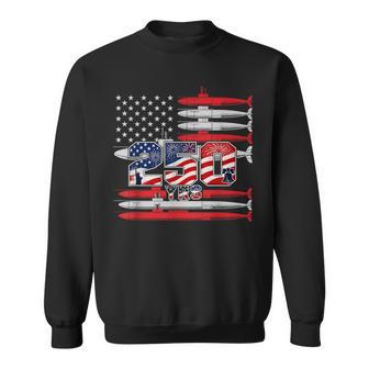 American Flag 250 Years Submarine Patriotic Celebrations Sweatshirt - Thegiftio UK