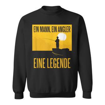 Angler Legende Angeln Fischen Sweatshirt - Seseable