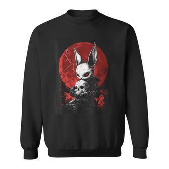Anime Conejo Calavera Gótica Calavera Gótica Anime Conejo Camisa de entrenamiento - Regaloses