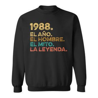 Año Hombre Mito Leyenda Cumpleaños Regalointage 1988 Camisa de entrenamiento - Regaloses