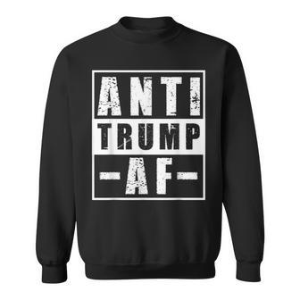 Anti Trump Af Bold Liberal Political Humor Protest Sweatshirt - Thegiftio UK