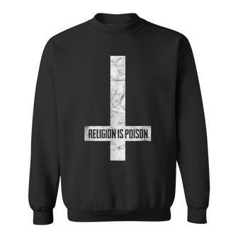 Anticristo Grunge Religióneneno Ateísmo Oculto Camisa de entrenamiento - Regaloses