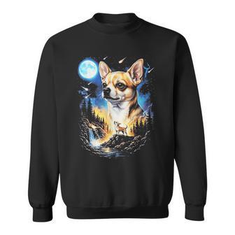 Arteintage Para Perros Con Diseño De Chihuahua Aullando En La Luna Camisa de entrenamiento - Regaloses